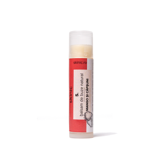 Balsam de buze natural SKINIC Mango si Capsuni